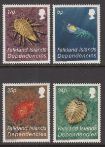 Falkland Islands Dependencies 1L76-1L79 Marine Life MNH VF