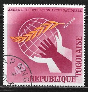 Togo 541: 40f Hands and Globe, CTO, VF