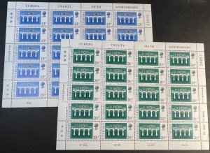 GUERNSEY # 281-282-MINT NEVER/HINGED--COMPLETE SET IN SHEETS OF 20--1984