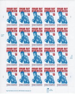 Scott #4020 Sugar Ray Robinson (Boxing) Full Sheet of 20 Stamps - MNH