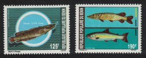 Benin Fish 2v 1989 MNH SG#1115-1116