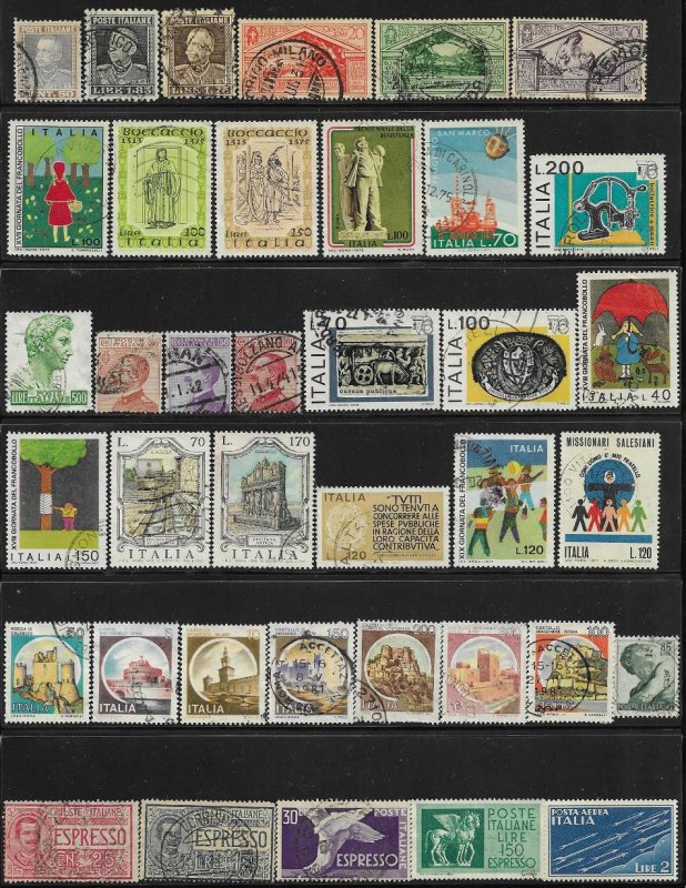 Italy 38 different mint/used stamp mini collection  - 123433