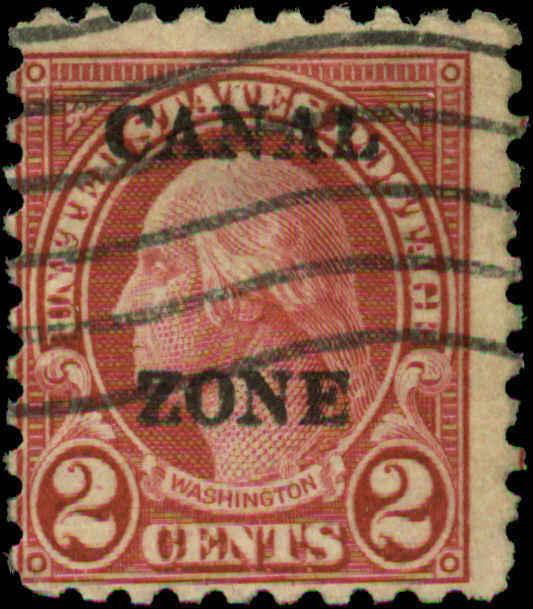 Canal Zone Scott #97 Used