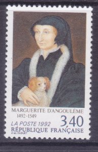 France 2285 MNH 1992 Marguerite d'Angouleme Issue Very Fine