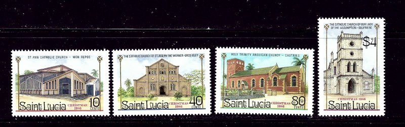 St Lucia 867-70 MNH 1986 Christmas