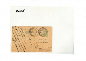 India *Indore-Sharafa* CDS Stationery KGV Postcard 1926 {samwells-covers} MM165