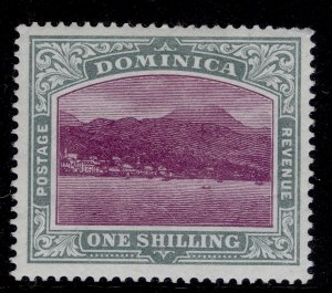 DOMINICA EDVII SG33, 1s magenta & grey-green, M MINT. Cat £42.