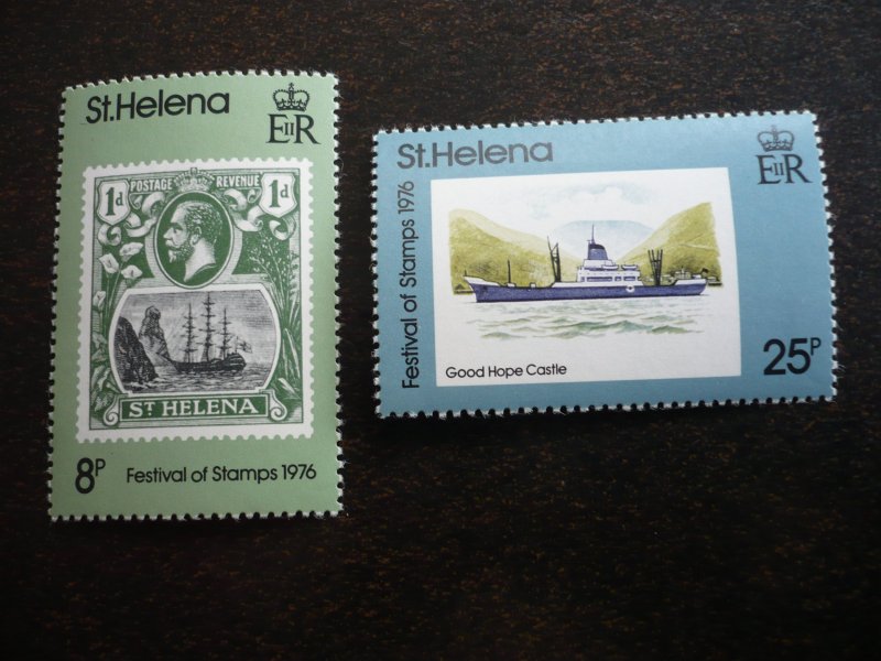 Stamps - St. Helena - Scott# 296-297 - Mint Hinged Part Set of 2 Stamps