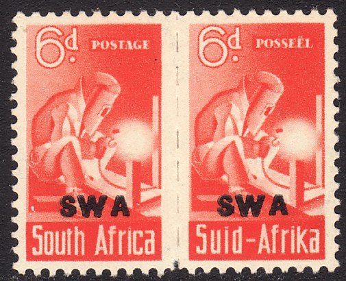 1942 - 1947 SW Africa Military: Welder 6 pence Sc# 150 MNH CV: $5.25