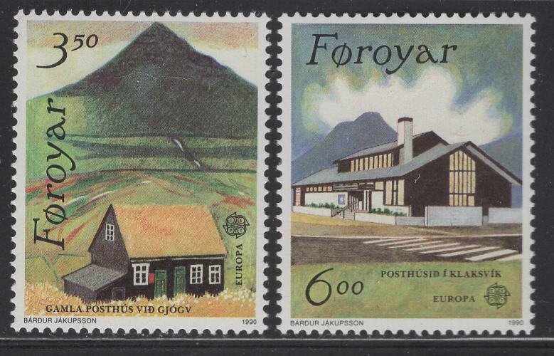 FAROE ISLANDS  205-206  MNH,