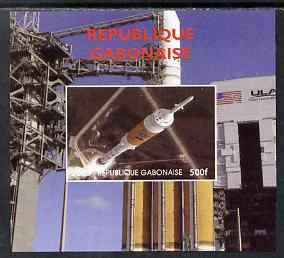 Gabon 2009 NASA Space Exploration #11 individual imperf d...