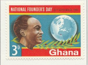 1961 GHANA 3d MH* Stamp A4P42F40206-