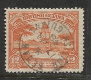 British Guiana - Scott 215 - KGV- Definitive -1934 - VFU - Single 12c Stamp