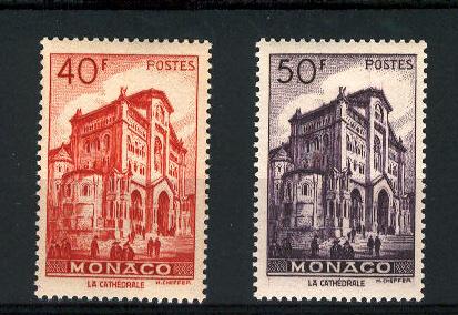 Monaco1949 Scott 231-32 mnh fvf scv $15.00 Less75%=$3.75BIN