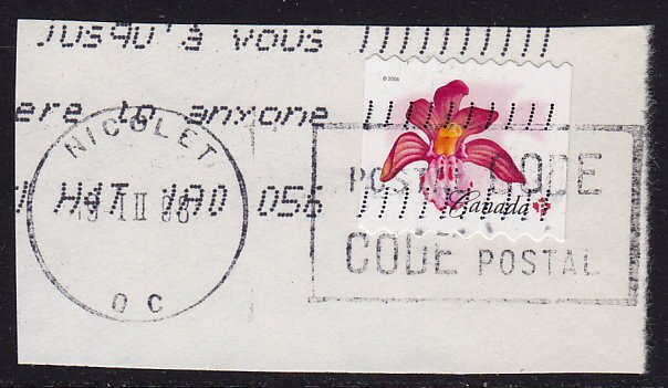 Canada - 2006 - Scott #2187 - used on piece - NICOLET QC pmk