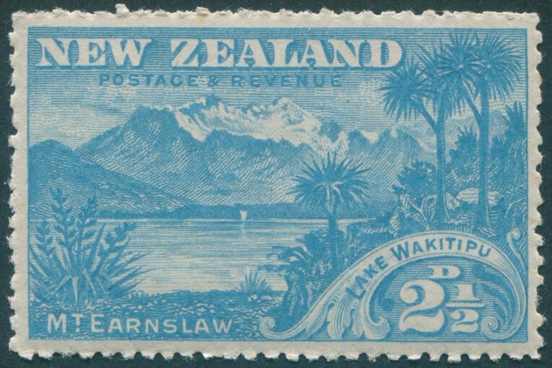 New Zealand 1898 2½d sky-blue WAKITIPU SG249 MNH