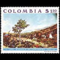 COLOMBIA 1971 - Scott# C567 Carabobo Battle Set of 1 LH