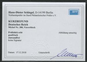 Germany Reich Scott # C30, mint nh, b/4, exp. opinion