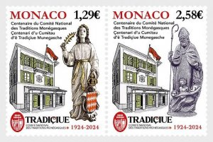 Monaco - Postfris/MNH - Compleete set Traditions 2024