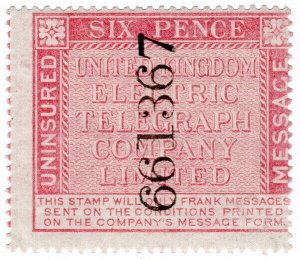 (I.B) United Kingdom Electric Telegraph Co : Message 6d