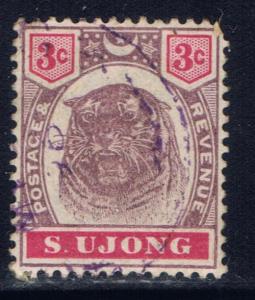 Malaya-Sungei Ujong 36 Used 1895 issue missing perf 