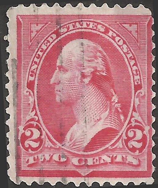 # 279bc Used FAULT Rose Carmine George Washington