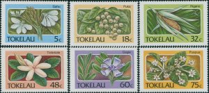 Tokelau 1987 SG142-147 Flowers set MNH