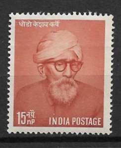 1958 India 299 Dr. Dhondo Keshav, pioneer of women education MNH