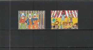 Faroe Islands  Scott#  414-415  MNH  (2002 Europa)