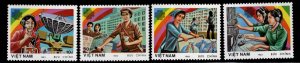 Unified Viet Nam Scott 1331-1334 MNH** Telcom set