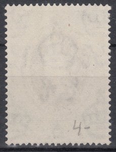 1953 FIJI QEII CORONATION 2½d BLACK & GREEN (SG# 278)