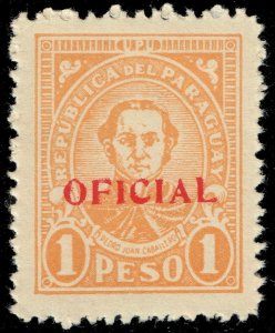 Paraguay #O96 Pedro Juan Caballero; MNH