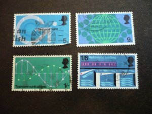 Stamps - Great Britain - Scott# 601-604 - Used Set of 4 Stamps