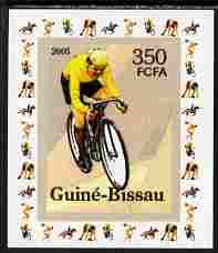 Guinea - Bissau 2006 Sports - Cycling individual imperf d...