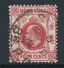 Hong Kong SG 102 Z1026  FU Treaty Port cancel Type G