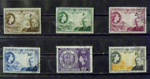 2787   Northern Rhodesia   Used, VF # 54, 55, 56, 57, 58, 59        CV$ 11.90