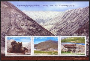 Kyrgyzstan 2010 Mountains Hydroelectric Power Station S/S MNH