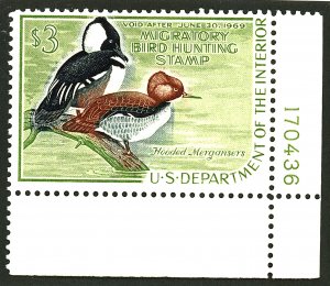 U.S. #RW35 MINT PL# SINGLE OG NH