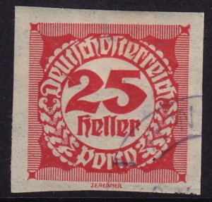 Austria - 1920 - Scott #J97 - used - Numeral