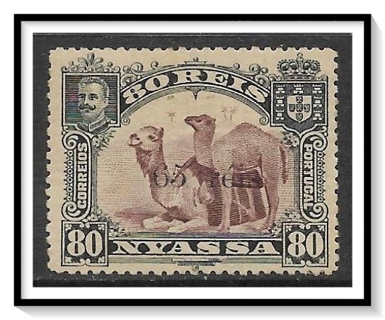 Nyassa #44 Camels Surcharged NG