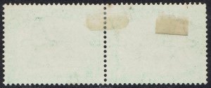 SOUTH AFRICA 1930 GNU 1/- PAIR VARIETY TWISTED HORN USED