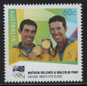 Australia 2012 MNH Sc 3751 60c Belcher, Page Men's 470 Class Sailing Gold Med...