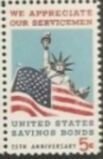 US Stamp #1320 MNH - Savings Bond/Servicemen Single