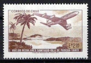 Chile 413 MNH Boeing 707 Flying over Easter Island Aviation ZAYIX 0524S009M