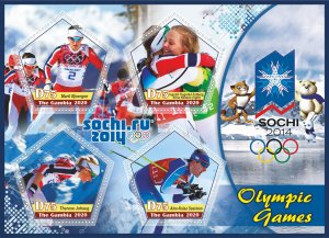 Stamps. Olympic Games Sochi 2014 2020 year, 1+1 sheets  perforated  NEW