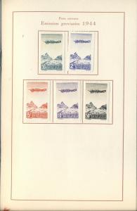 MOROCCO 1947 U.P.U. PRESENTATION BOOK, w/13 pages of stamps