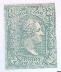 Scott #79-E8a - 3c Light Green - Loewenberg Decalcomania - Essay