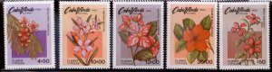 Cabo Verde 1980 SC# 416-21 Flowers MNH E90
