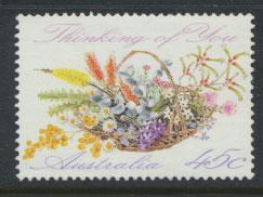 Australia SG 1318  Used - Greetings - Flowers