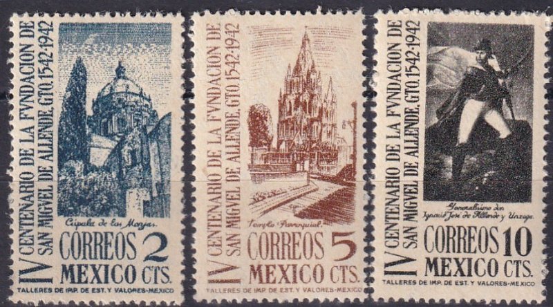 Mexico #781-3  MNH CV $5.60 (Z3717)